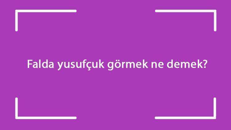 Falda yusufçuk görmek ne demek? Kahve falında yusufçuk böceği kafası çıkması