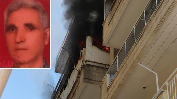 Antalyada korkunç olay Evini yakıp, balkondan atladı