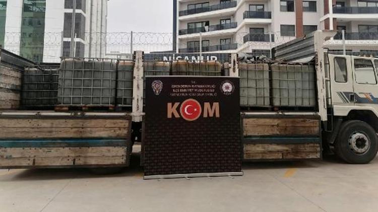 Hatay’da 9 bin 380 litre kaçak akaryakıt ele geçirildi