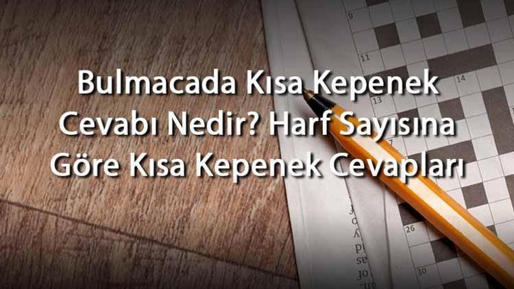 Bulmacada Kısa Kepenek Cevabı Nedir Harf Sayısına Göre Kısa Kepenek Cevapları