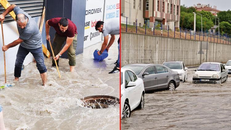 Ankara’yı sel aldı