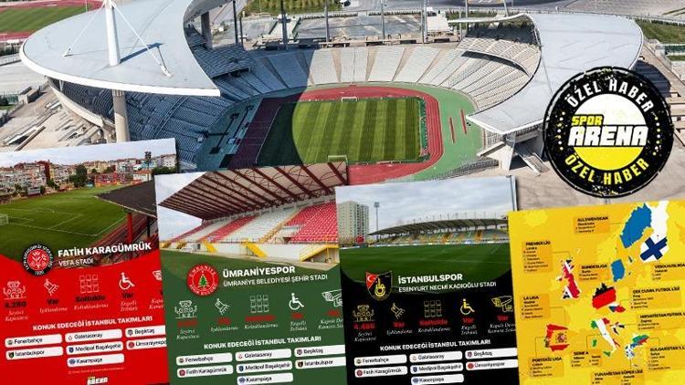 Süper İstanbul Liginde stat problemi Fatih Karagümrük, Ümraniyespor ve İstanbulspor maçlarını nerede oynayacak
