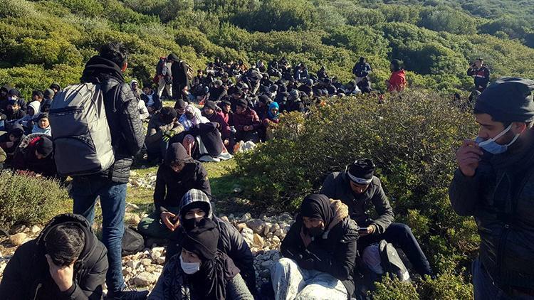 İzmirde 1 haftada 120 kaçak göçmen yakalandı