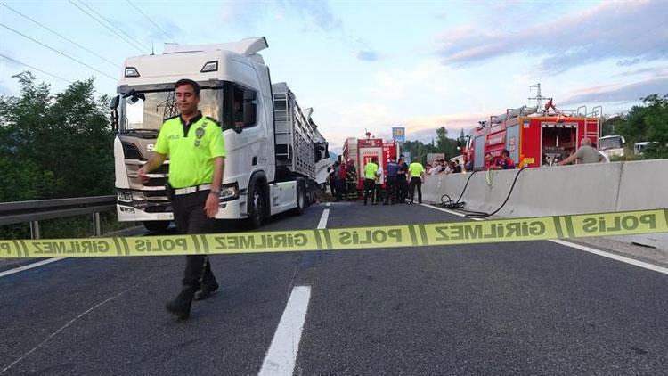 Bolu Dağı’nda zincirleme kaza: 1 ölü, 3 yaralı