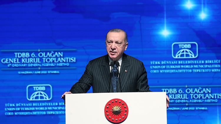 Türk Dünyası Belediyeleri Buluşması... Cumhurbaşkanı Erdoğan: Kimse bizi bu aydınlık geleceğe ulaşmaktan mahrum bırakmaz