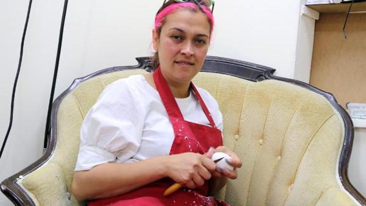 Eskişehirin tek kadın lüle taşı ustası Pelin, ürünlerini yurt dışına ihraç ediyor