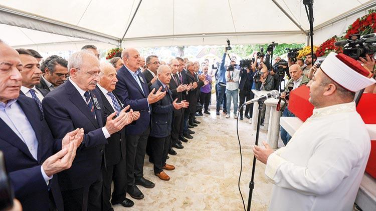 Kılıçdaroğlu Erdem’in cenazesine katıldı