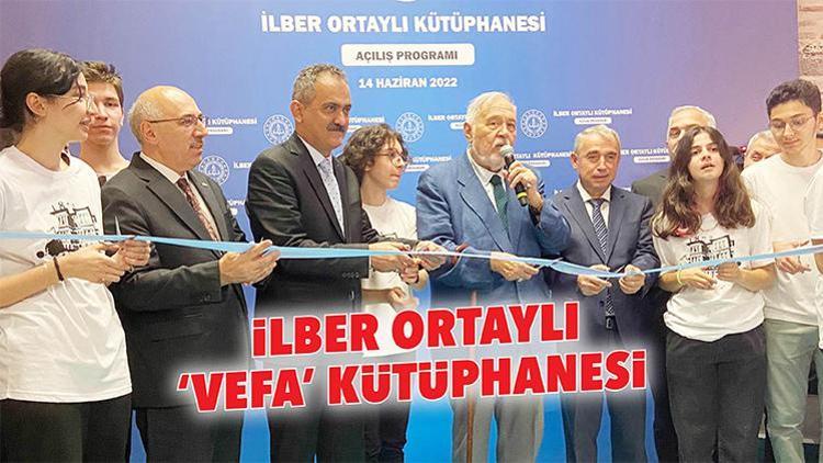 İlber Ortaylı ‘vefa’ Kütüphanesi