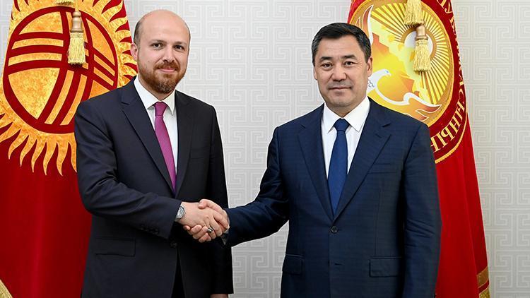 Bilal Erdoğan, Kırgızistan Cumhurbaşkanı Caparov ile görüştü