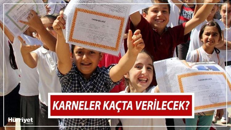 Karneler saat kaçta verilecek 2022 Karneler ne zaman dağıtılacak MEB 2. Dönem karne günü bilgisi