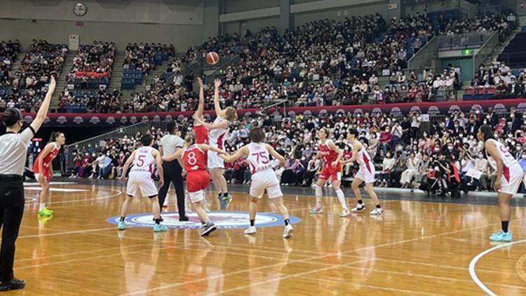 A Milli Kadın Basketbol Takımı, hazırlık maçında Japonya’ya kaybetti