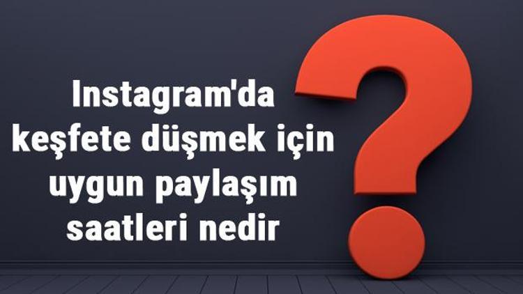 Instagram keşfet saatleri - Instagramda keşfete düşmek için uygun paylaşım saatleri nedir