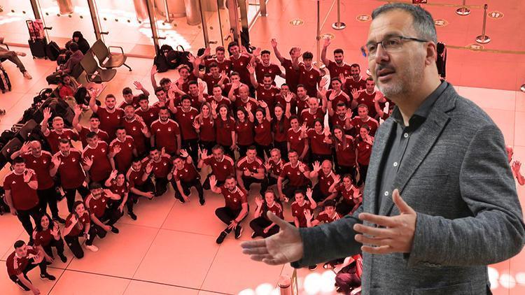 Bakan Kasapoğlu milli sporculardan çok ümitli Akdenizi de fethedeceğiz