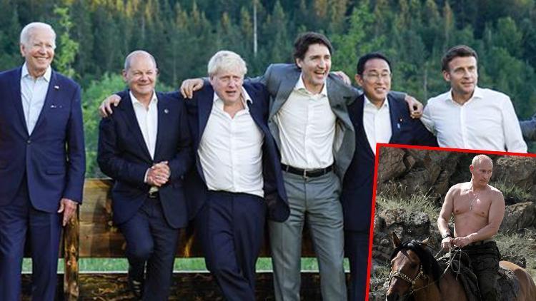 G7 zirvesine damgasını vurdu... Putin ile resmen dalga geçtiler