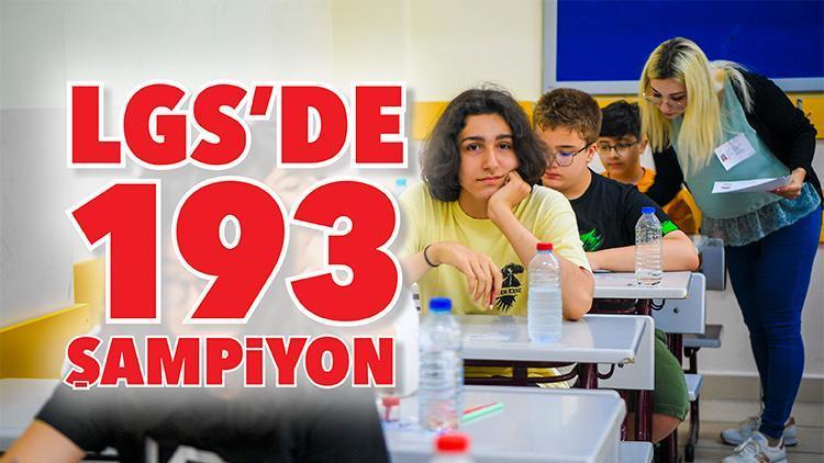 LGS’de 193 şampiyon