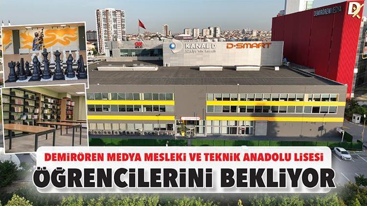 Demirören Medya Mesleki ve Teknik Anadolu Lisesi öğrencilerini bekliyor