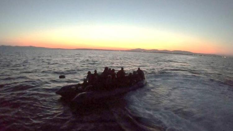 Aydın’da 28 düzensiz göçmen kurtarıldı