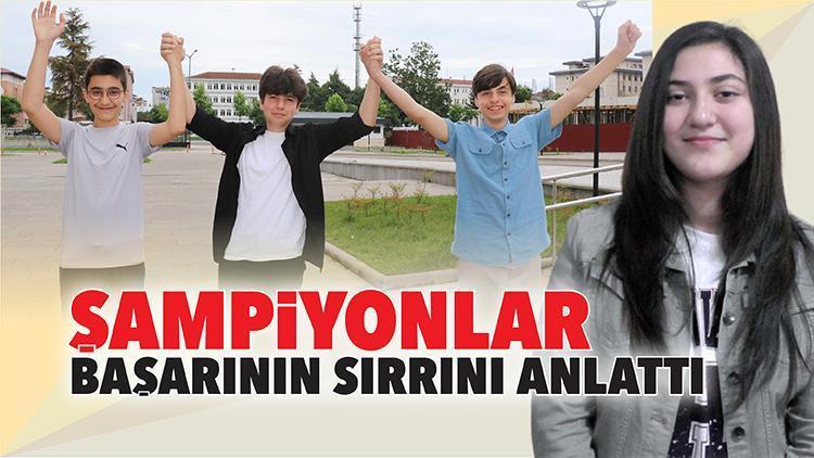 Şampiyonlar başarının sırrını anlattı