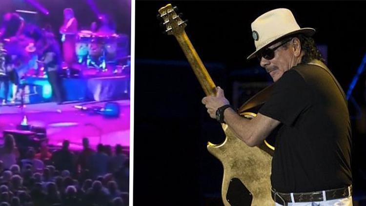 Carlos Santana sahnede bayıldı... Sağlık durumuna ilişkin ilk açıklama geldi