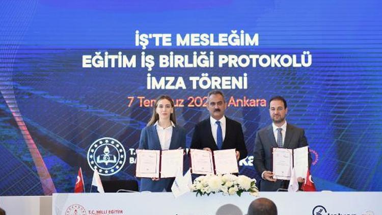 Milli Eğitim Bakanlığı ile Kalyon PV arasında iş birliği protokolü