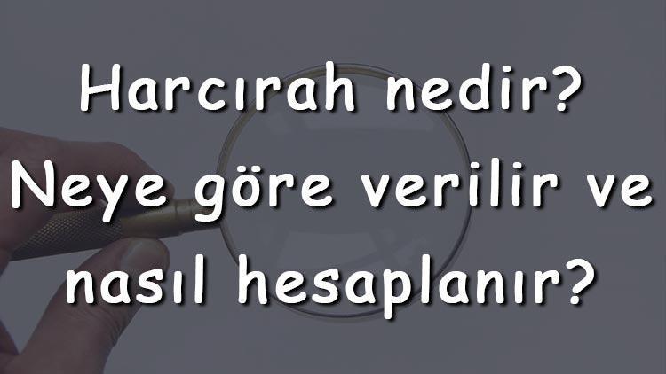 Harcırah nedir Neye göre verilir ve nasıl hesaplanır Harcırah kanunu hesaplaması