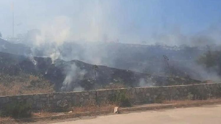 Bodrumda makilik yangını