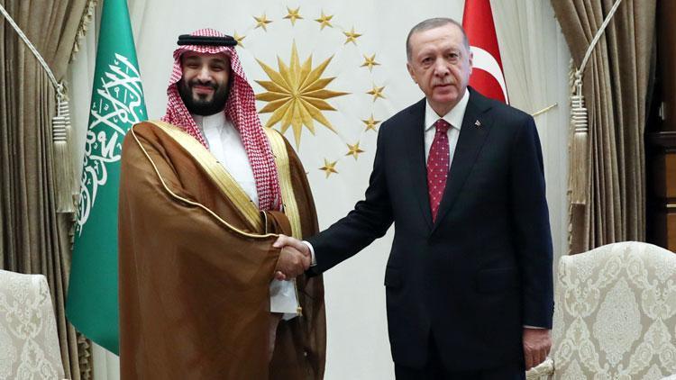 Cumhurbaşkanı Erdoğan ile Veliaht Prens Selman görüştü