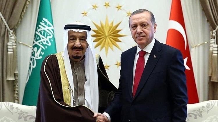 Cumhurbaşkanı Erdoğan, Suudi Arabistan Kralı Selman bin Abdülaziz Al Suud ile görüştü