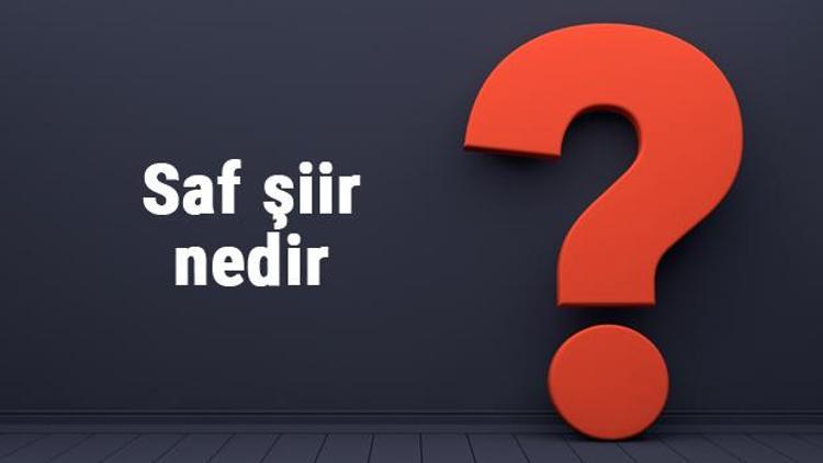 Saf şiir nedir, nasıl ortaya çıkmıştır Saf şiir anlayışının temsilcileri ve özellikleri