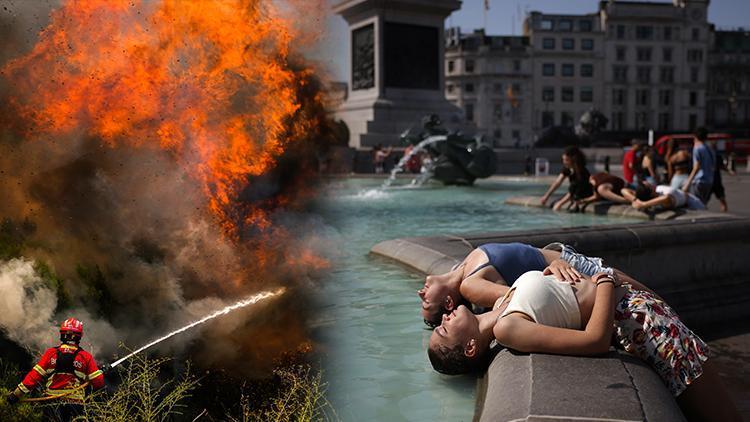 Avrupa sıcak hava dalgasıyla boğuşuyor.. Yüzlerce ölü var Türkiyeyi neler bekliyor