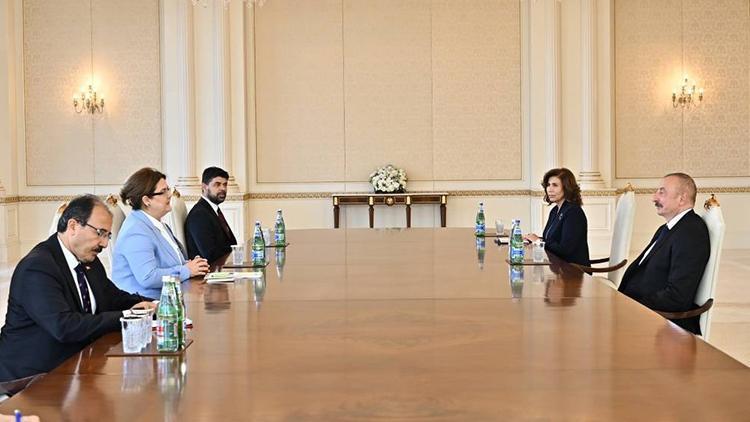 Bakan Yanık, Azerbaycan Cumhurbaşkanı Aliyev ile görüştü