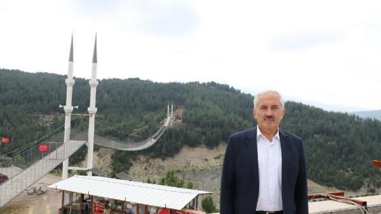 Andırındaki Minareli Asma Köprü tamir edilecek