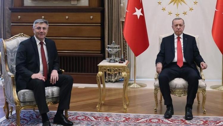Cumhurbaşkanı Erdoğan, Mustafa Karadayı’yı kabul etti