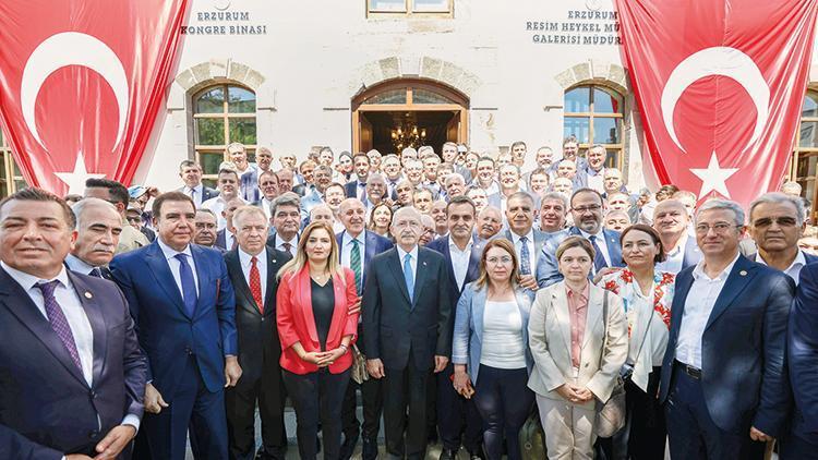 CHP grubu Erzurumda toplandı