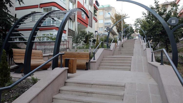 Merdivenlere şık tasarım