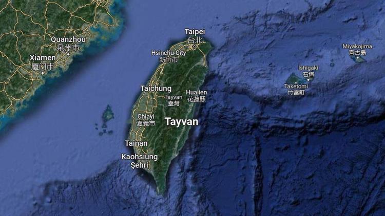 Tayvan nüfusu, haritası, yüz ölçümü bilgisi Tayvan harita üzerinde nerede