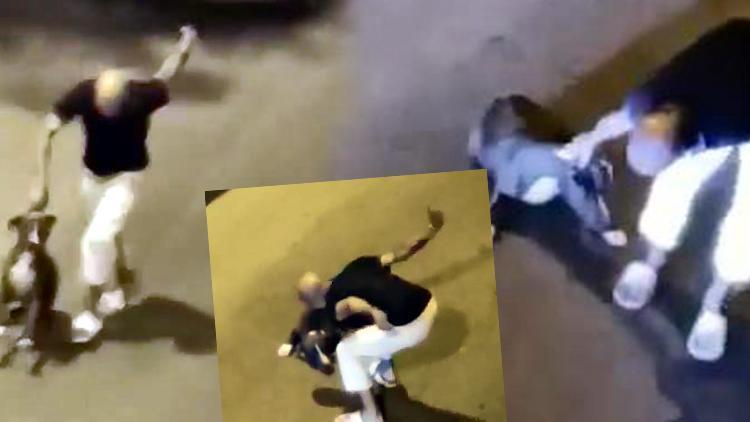 Vicdansızlık Sokak ortasında köpeğe vuran kişi kamerada