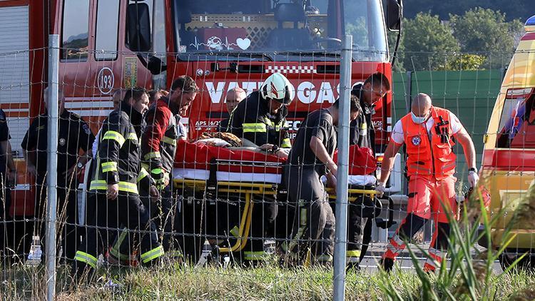 Hırvatistanda katliam gibi kaza: 12 ölü, 31 yaralı
