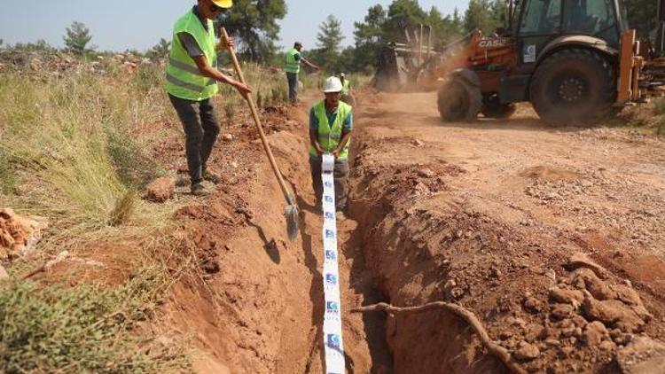 Büyükşehirden Kepez Çamlıcaya 3 bin metrelik yeni hat