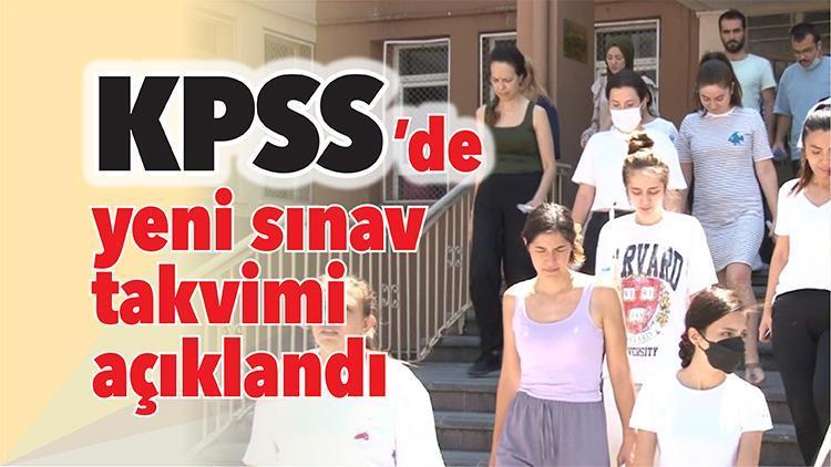 KPSSde yeni sınav takvimi açıklandı