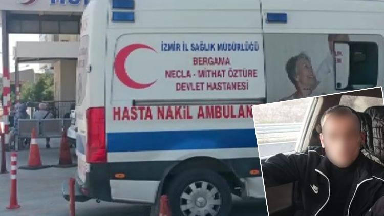 İzmirde ilginç olay Hastane önünden ambulans çalındı