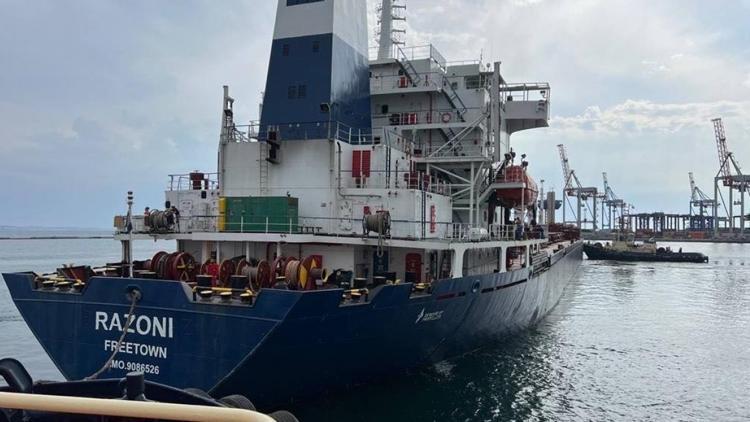 Lübnan Ukraynadan gelen tahıl yüklü gemi Razoniyi kabul etmedi