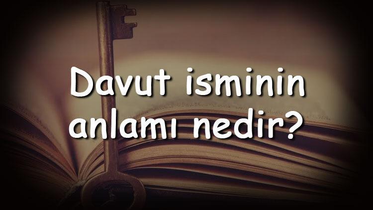 Davut isminin anlamı nedir ve Davut ne demek Davut adının özellikleri, analizi ve kökeni