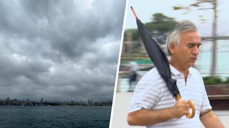 İstanbullu şemsiyeleriyle çıktı, ancak beklenen olmadı