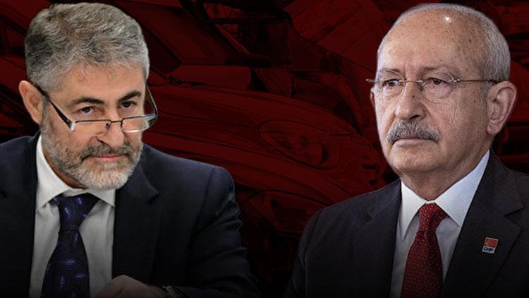 Bakan Nebatiden Kemal Kılıçdaroğluna ÖTV yanıtı: Piyasaları manipüle etme gayretinizi şaşkınlık ve üzüntüyle karşılıyorum