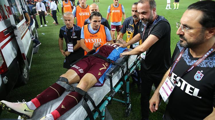 Son Dakika: Trabzonspor-Hatayspor maçında Edin Visca sakatlandı