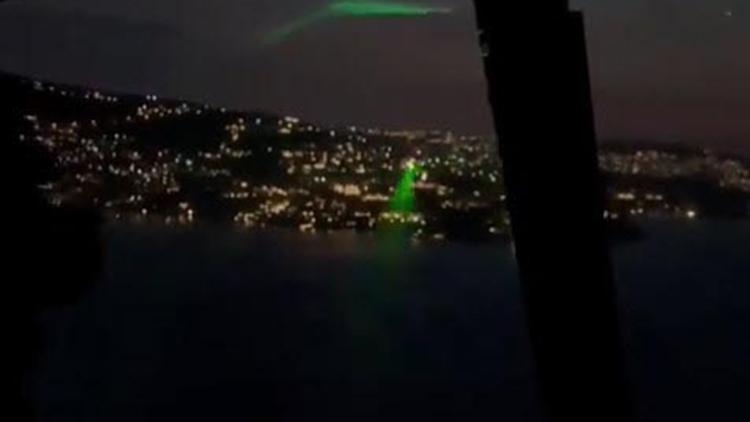 Yangın söndürme helikopterine lazer tutuldu Sosyal medyadan isyan etti