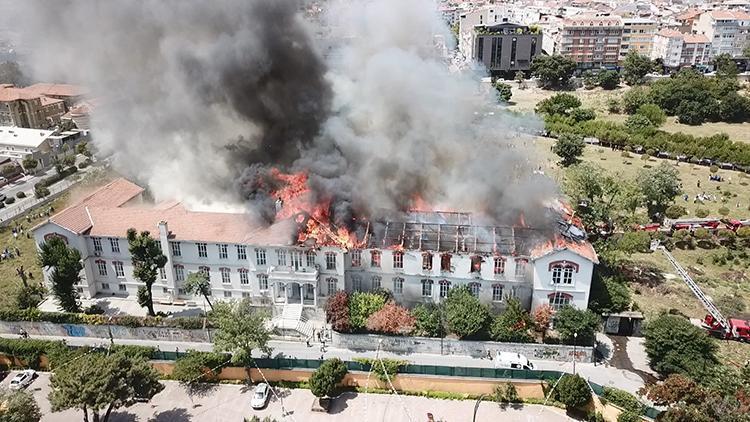 İşte Balıklı Rum Hastanesindeki yangınla ilgili itfaiye raporu