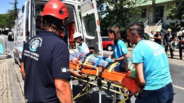 Beşiktaşta olası İstanbul depremine karşı tatbikat yapıldı