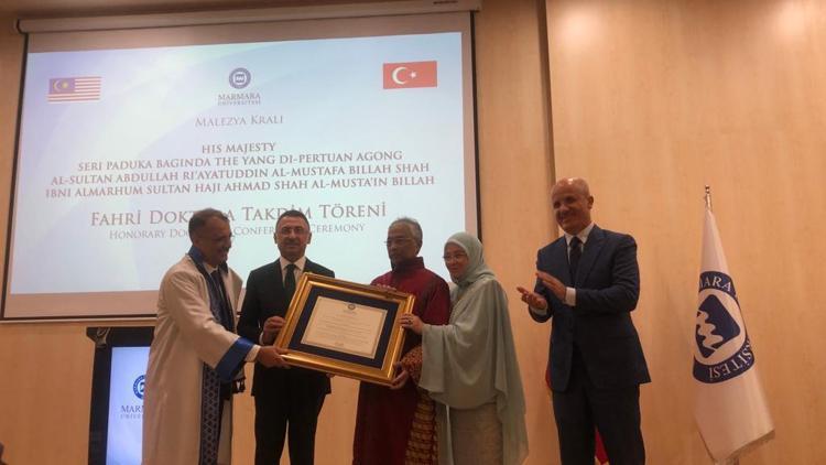 Malezya Kralı’na ‘Fahri Doktora Diploması’ verildi